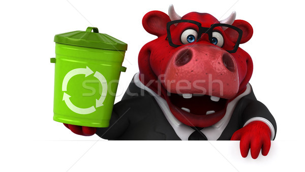Red bull - 3D Illustration Stock photo © julientromeur