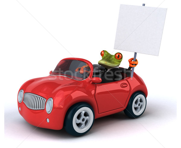 Distracţie broască afaceri metal verde viteză Imagine de stoc © julientromeur