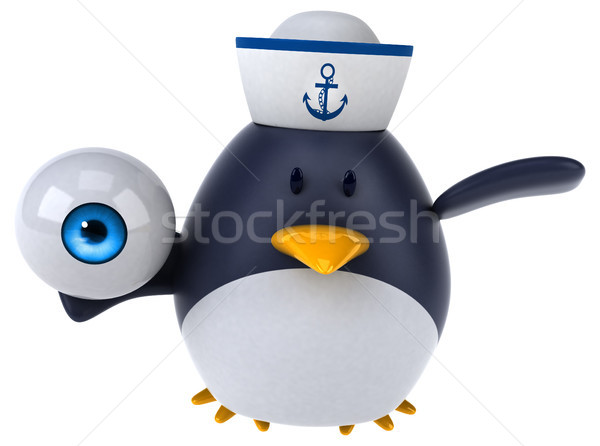 Fun penguin - 3D Illustration Stock photo © julientromeur