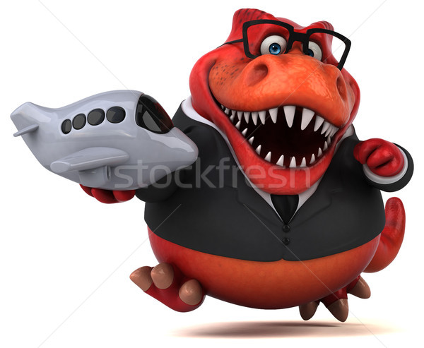 Amusement 3d illustration affaires affaires avion Finance [[stock_photo]] © julientromeur