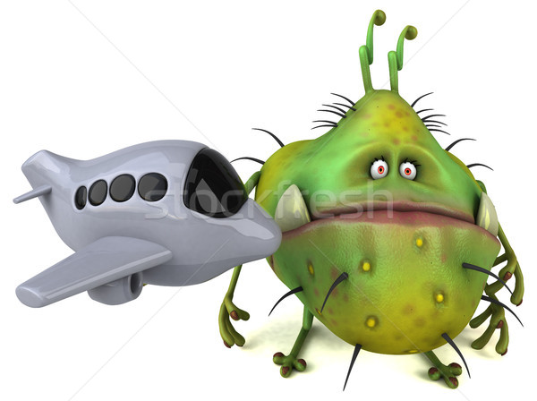 Fun germ - 3D Illustration Stock photo © julientromeur