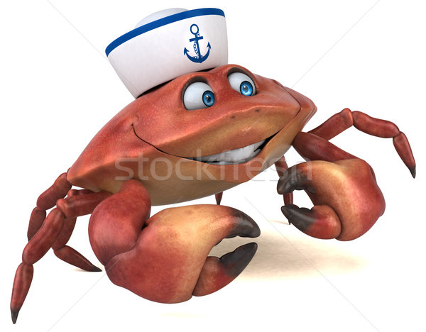 Fun crab - 3D Illustration Stock photo © julientromeur