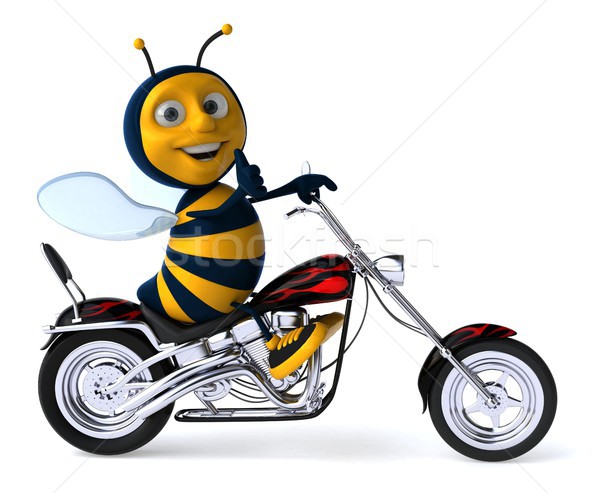 Fun bee - 3D Illustration Stock photo © julientromeur