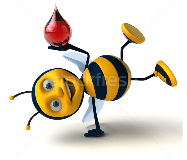 楽しい 蜂 血液 赤 ワーカー ドロップ ストックフォト © julientromeur