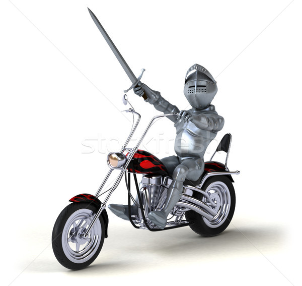 Fun knight - 3D Illustration Stock photo © julientromeur
