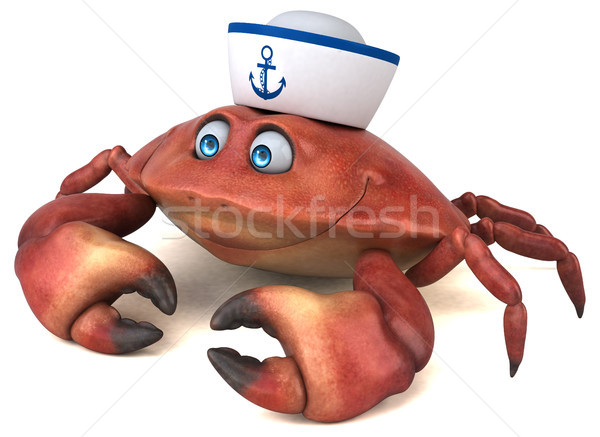 Fun crab - 3D Illustration Stock photo © julientromeur