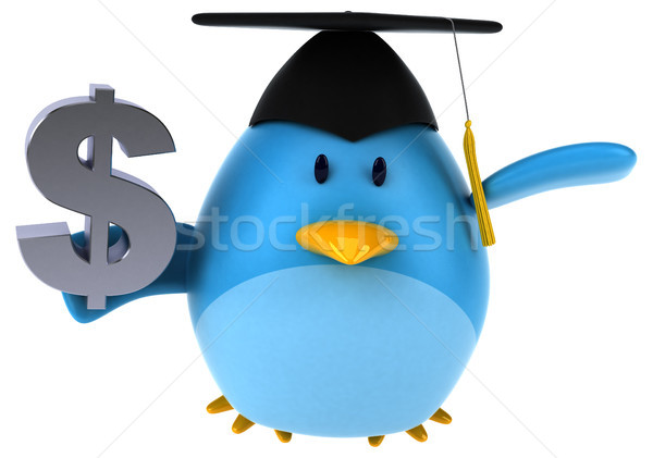 Blue bird - 3D Illustration Stock photo © julientromeur