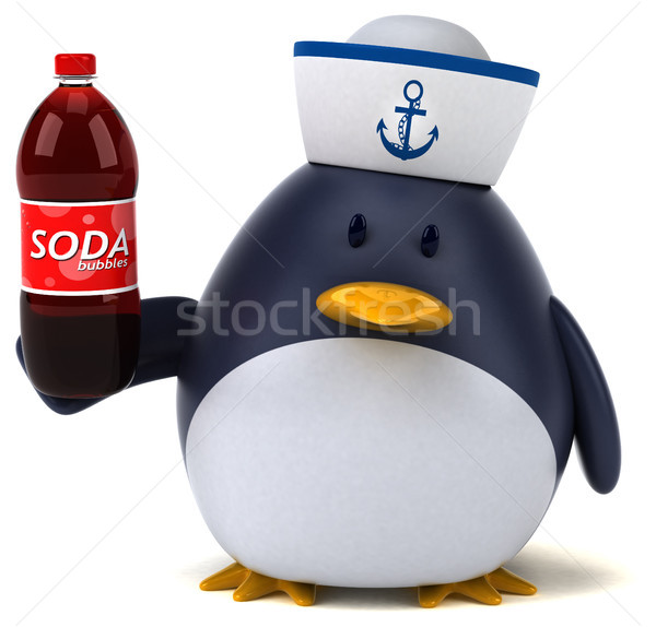 Fun penguin - 3D Illustration Stock photo © julientromeur