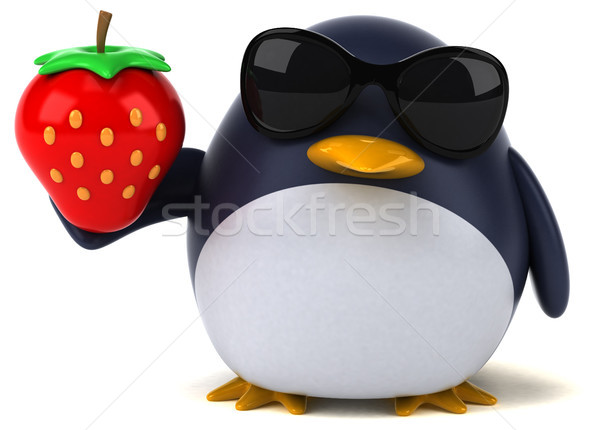 Fun penguin - 3D Illustration Stock photo © julientromeur