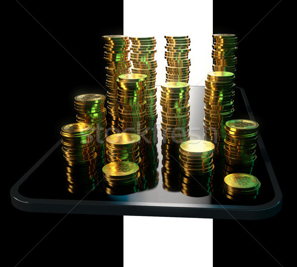 Phone and money - 3D Illustration Stock photo © julientromeur