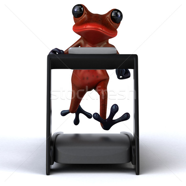 Fun frog- 3D Illustration Stock photo © julientromeur