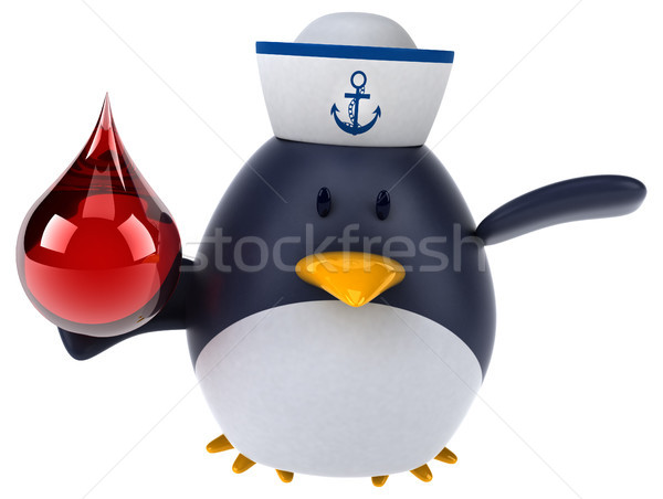 Fun penguin - 3D Illustration Stock photo © julientromeur