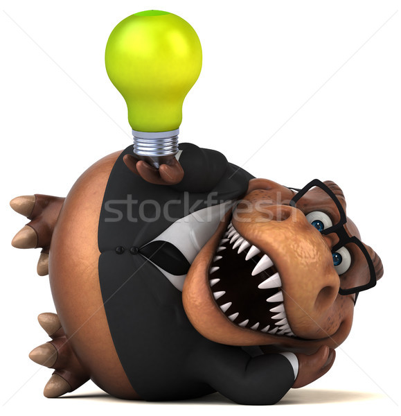 Stockfoto: Leuk · 3d · illustration · business · zakenman · groene · financieren