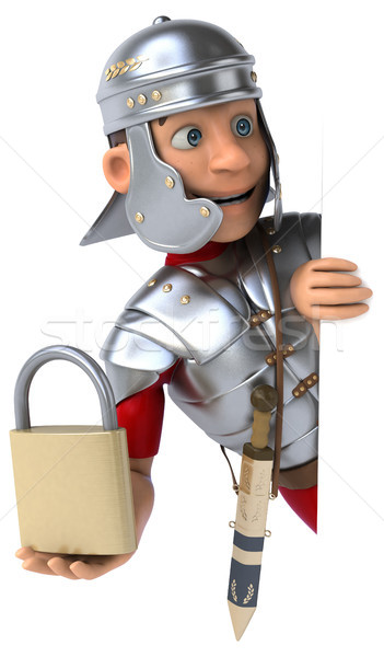 Romeinse soldaat veiligheid zwaard strijd leger Stockfoto © julientromeur