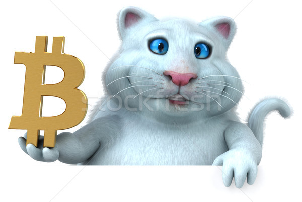 Fun cat - 3D Illustration Stock photo © julientromeur