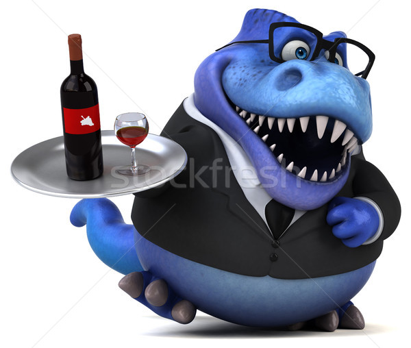 Jókedv 3d illusztráció üzlet bor üzletember ital Stock fotó © julientromeur