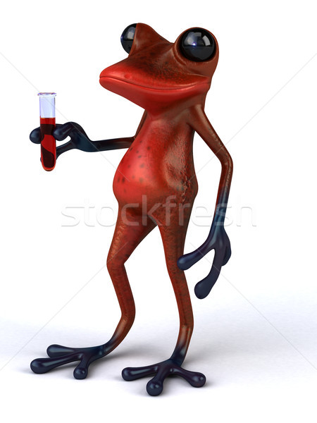 Fun frog- 3D Illustration Stock photo © julientromeur