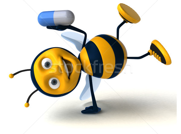Divertimento ape lavoratore miele pillola farmacia Foto d'archivio © julientromeur