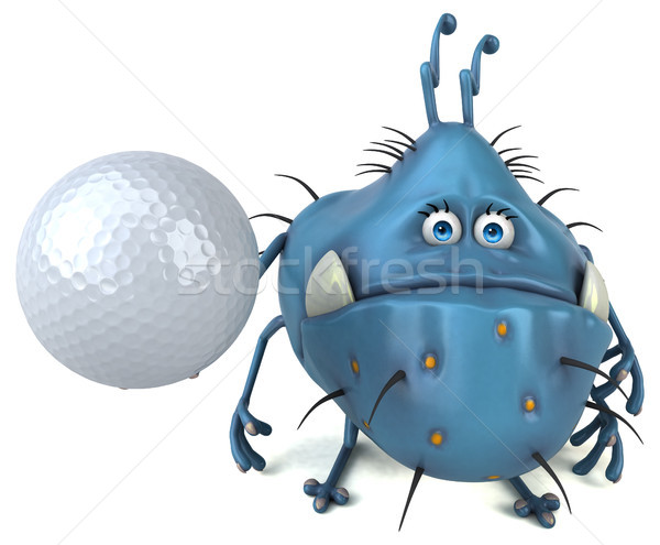 Fun germ - 3D Illustration Stock photo © julientromeur