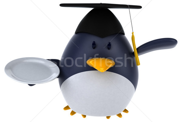 Fun penguin - 3D Illustration Stock photo © julientromeur