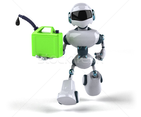 ロボット 技術 緑 レトロな 将来 リサイクル ストックフォト © julientromeur