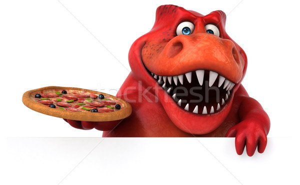 Fun dinosaur - 3D Illustration Stock photo © julientromeur