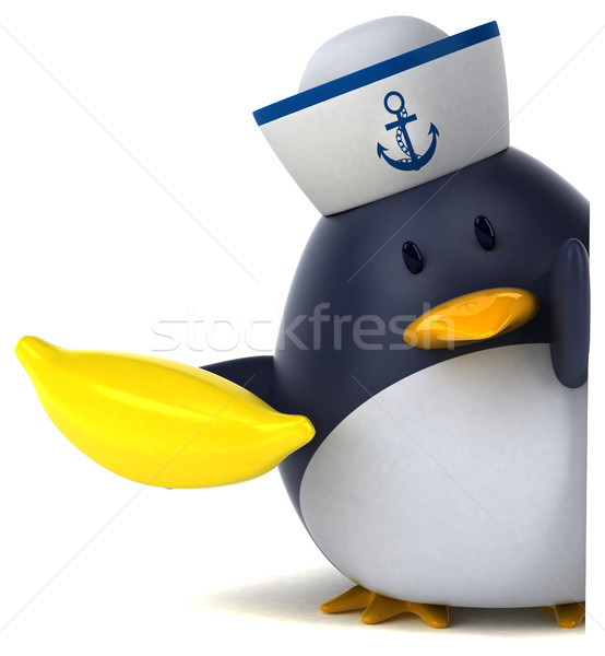 Fun penguin - 3D Illustration Stock photo © julientromeur