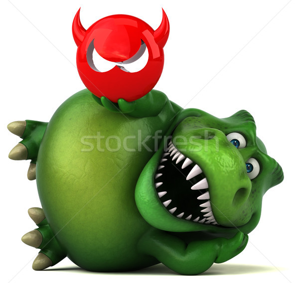 Fun dinosaur - 3D Illustration Stock photo © julientromeur