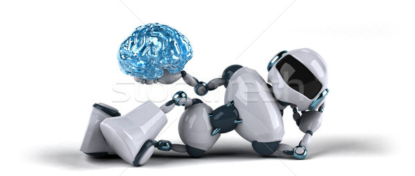 ロボット 技術 レトロな 将来 感情 心 ストックフォト © julientromeur