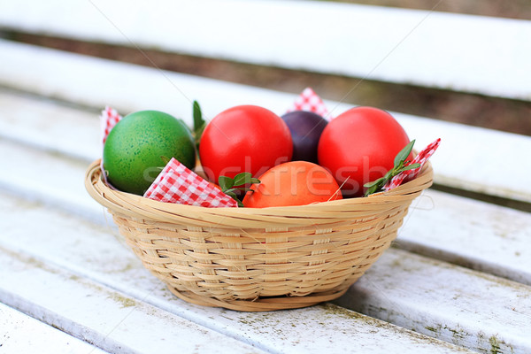 Painted Easter eggs  Stock photo © Julietphotography