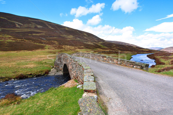 On the way to Scottish Highlands Stock photo © Julietphotography