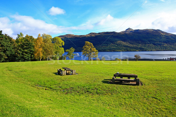 Loch Lomond, Tarbet in October, Scotland, UK Stock photo © Julietphotography