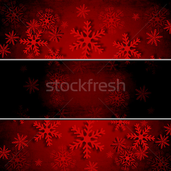 Natale fiocchi di neve abstract design sfondo frame Foto d'archivio © Julietphotography
