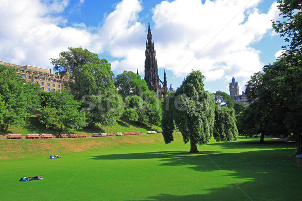  Princes Street Gardens in Edinburgh, Scotland Stock photo © Julietphotography