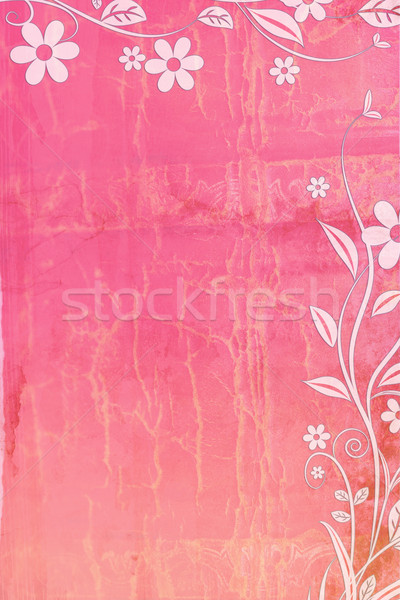 Pretty floral, textured background Stock photo © Julietphotography