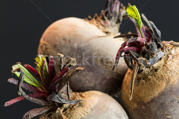 Stockfoto: Drie · boerderij · vers · ruw · bieten · geheel