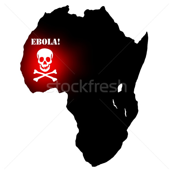 非洲的 病毒 疾病 血 醫院 簽署 商業照片 © kaczor58