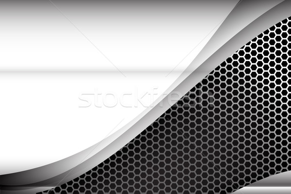 Metallic steel and honeycomb element background texture 003 Stock photo © kaikoro_kgd