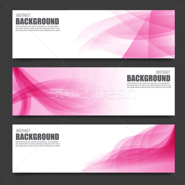 Abstrakten rosa Banner hellen Licht Textur Stock foto © kaikoro_kgd
