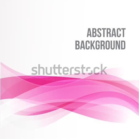 Abstrakten rosa Kurve Welle Element Vektor Stock foto © kaikoro_kgd
