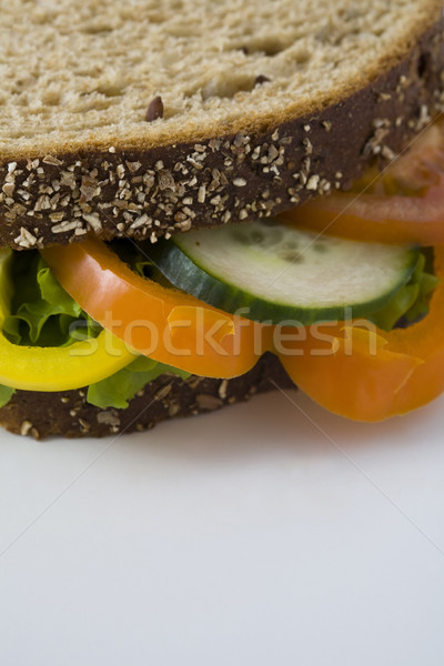 Saine salade sandwich seigle pain [[stock_photo]] © Kajura