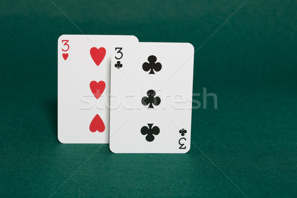 Poche main poker horizontal vue [[stock_photo]] © Kajura