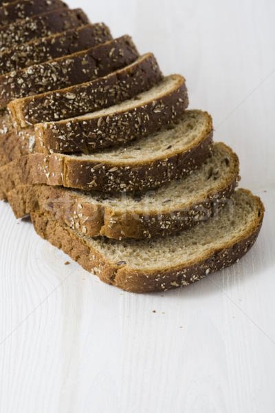 Taze çavdar ekmek dilimleri Stok fotoğraf © Kajura