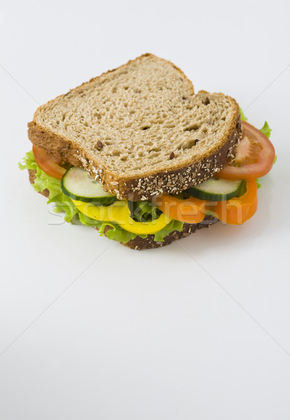 Saine salade sandwich seigle pain [[stock_photo]] © Kajura