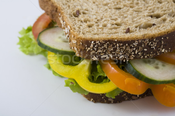 Saine salade sandwich seigle pain [[stock_photo]] © Kajura