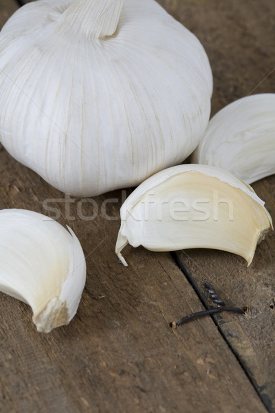 Garlic bulb and cloves Stock photo © Kajura