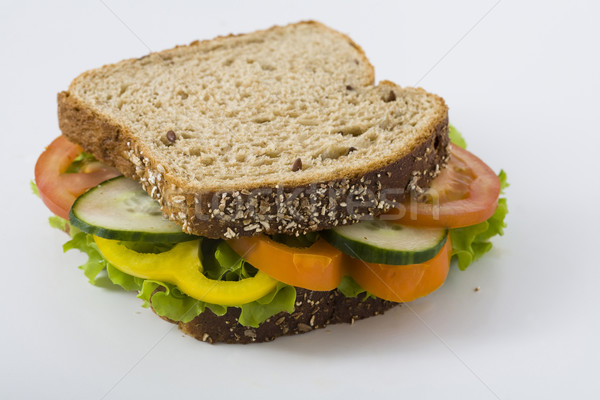 Saine salade sandwich seigle pain [[stock_photo]] © Kajura