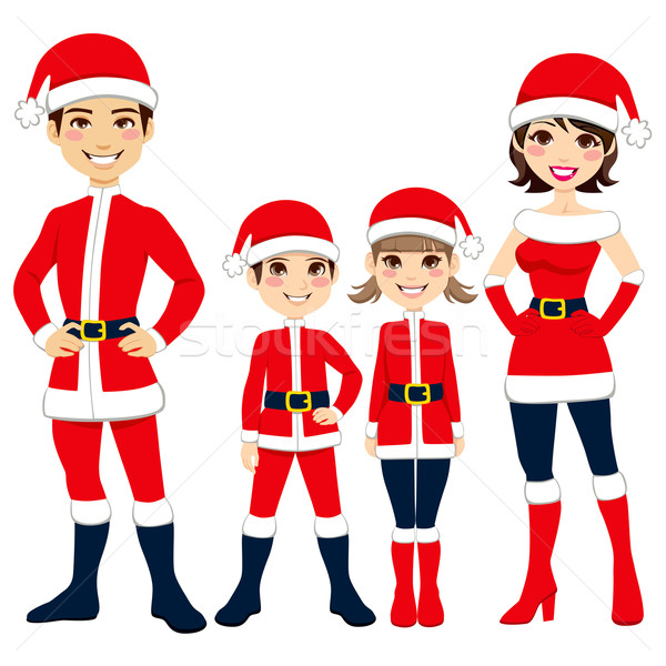 Stock photo: Santa Claus Family