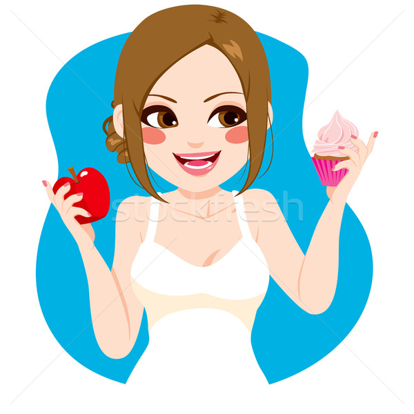 Stock photo: Woman Choosing Sweet