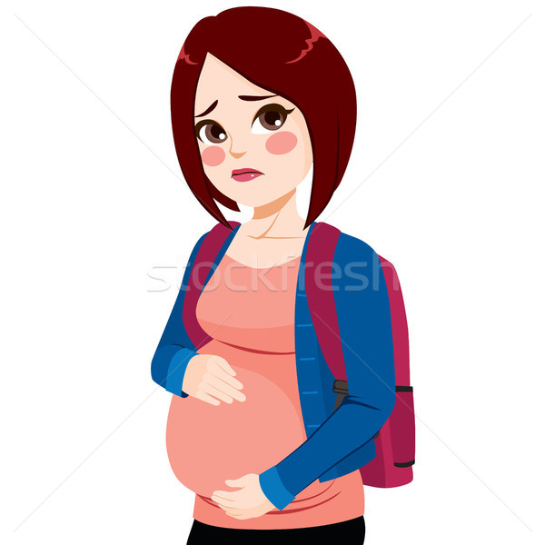 depressed pregnant teen
